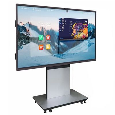 HDMI Input Output Interactive IR Touchscreen Smart Board Built In Light Sensor System