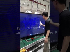 IR Smart Board LCD صفحه لمسی Android 11.0 OS دوربین 13MP برای کنفرانس